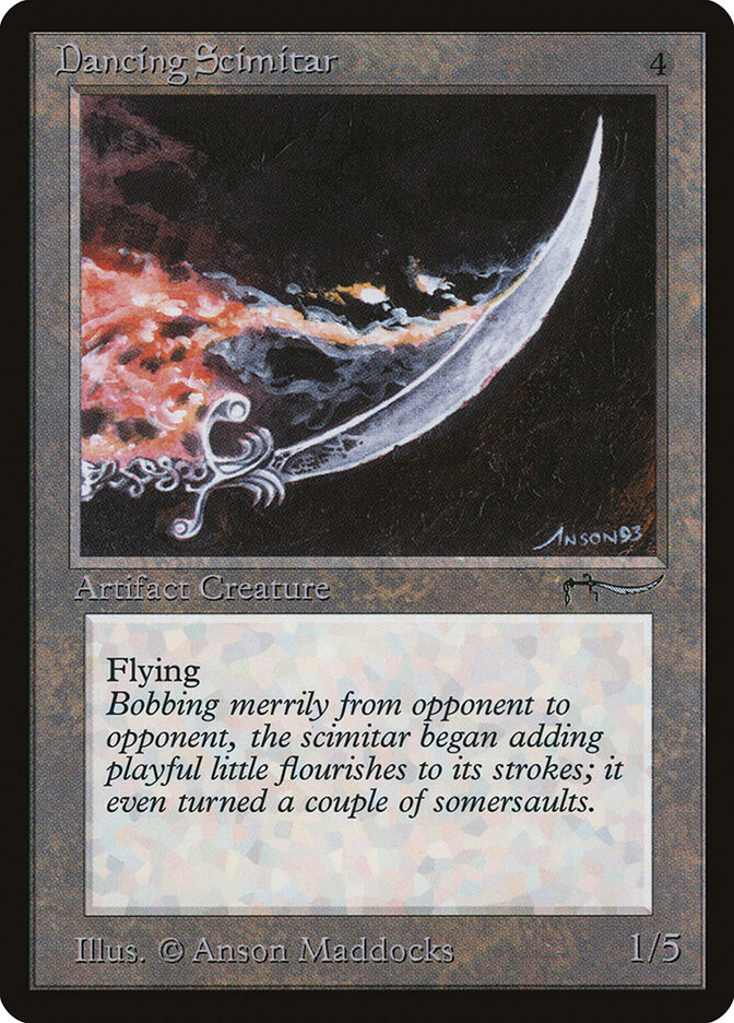 Dancing Scimitar card front