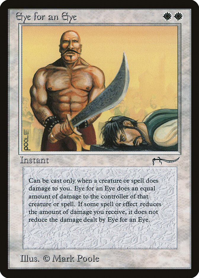 Eye for an Eye card front