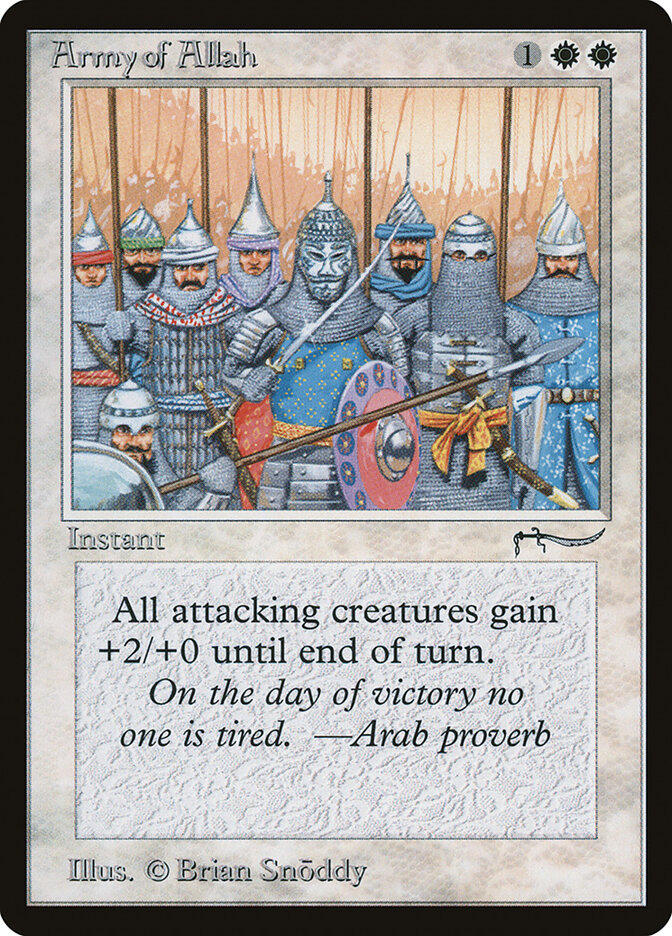 Army of Allah card front