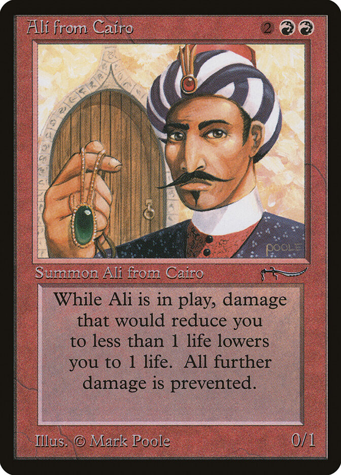 Ali from Cairo card front