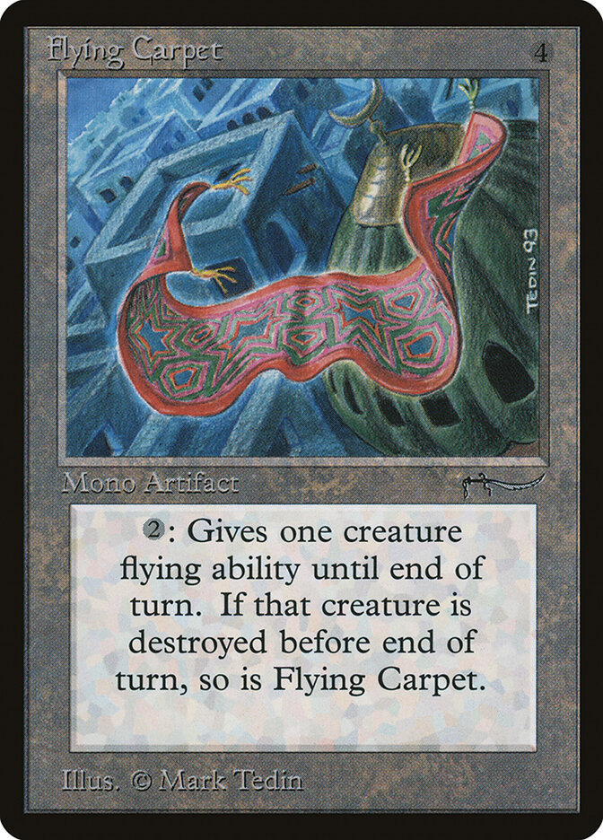 Flying Carpet card front