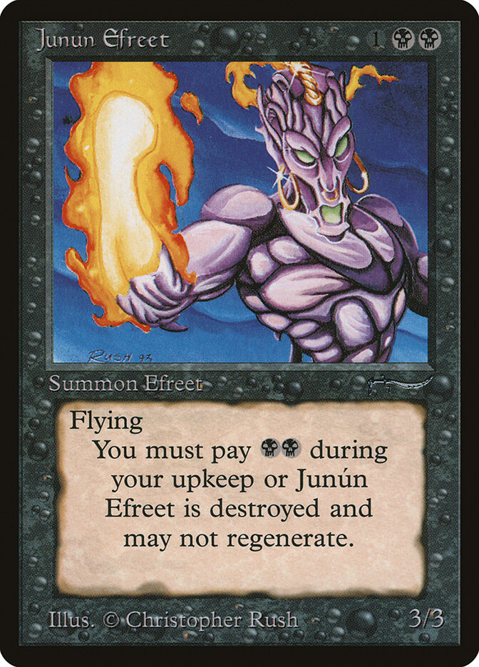 Junún Efreet card front