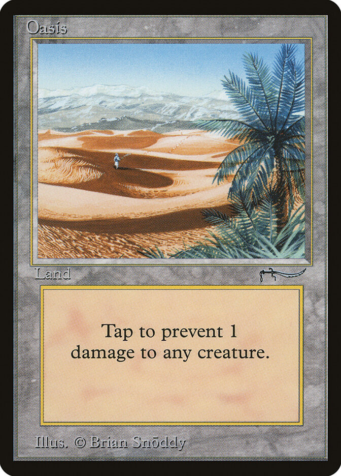 Oasis card front