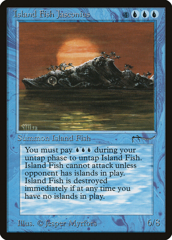 Island Fish Jasconius card front