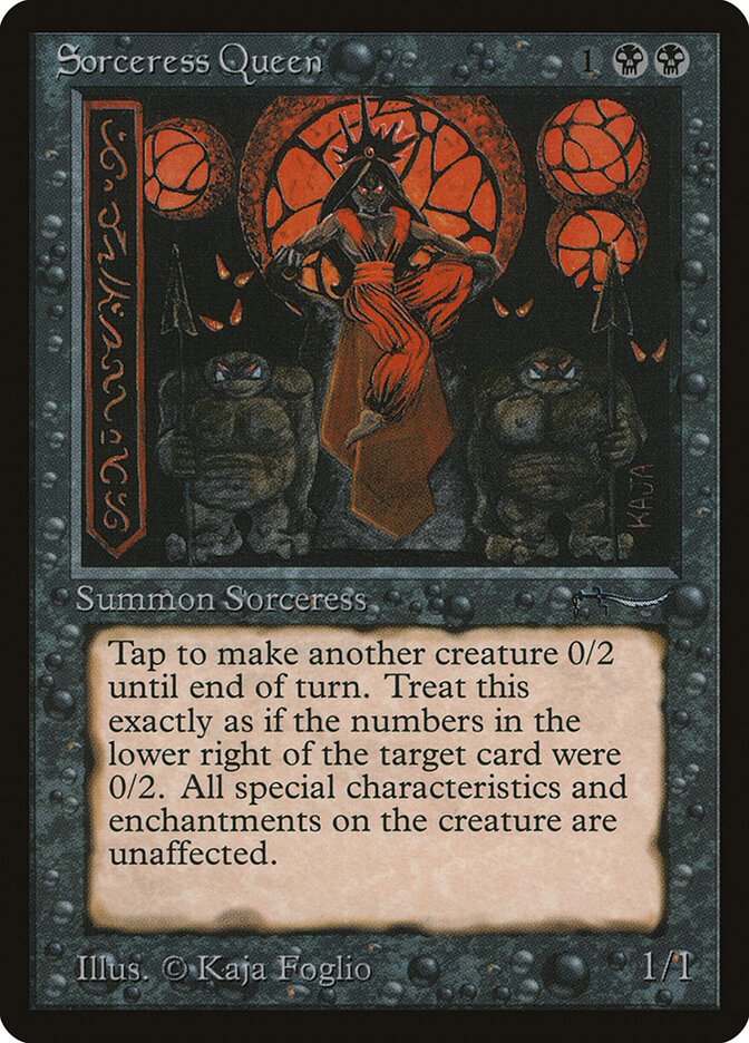 Sorceress Queen card front