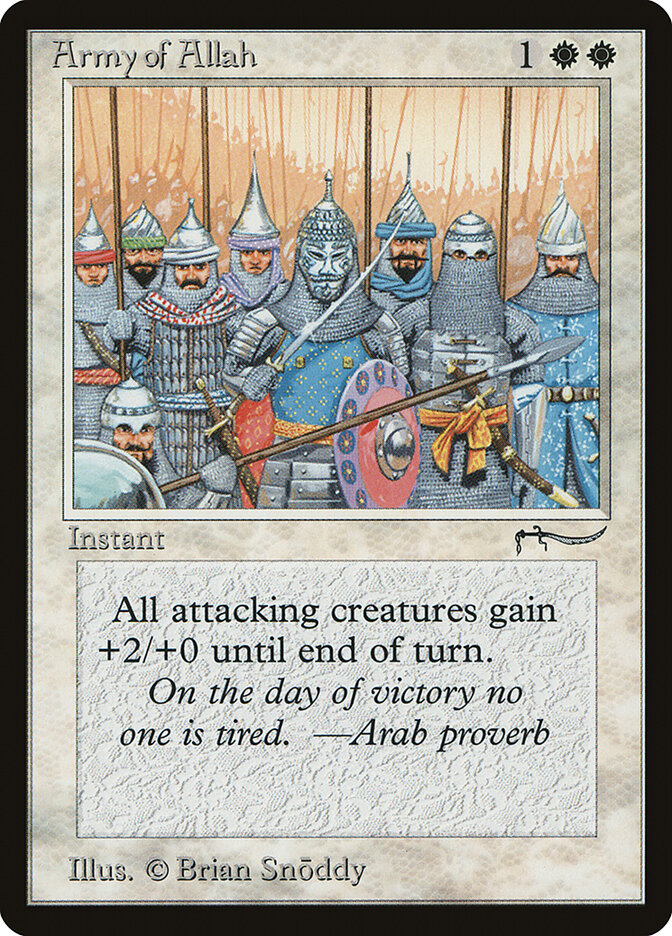Army of Allah card front