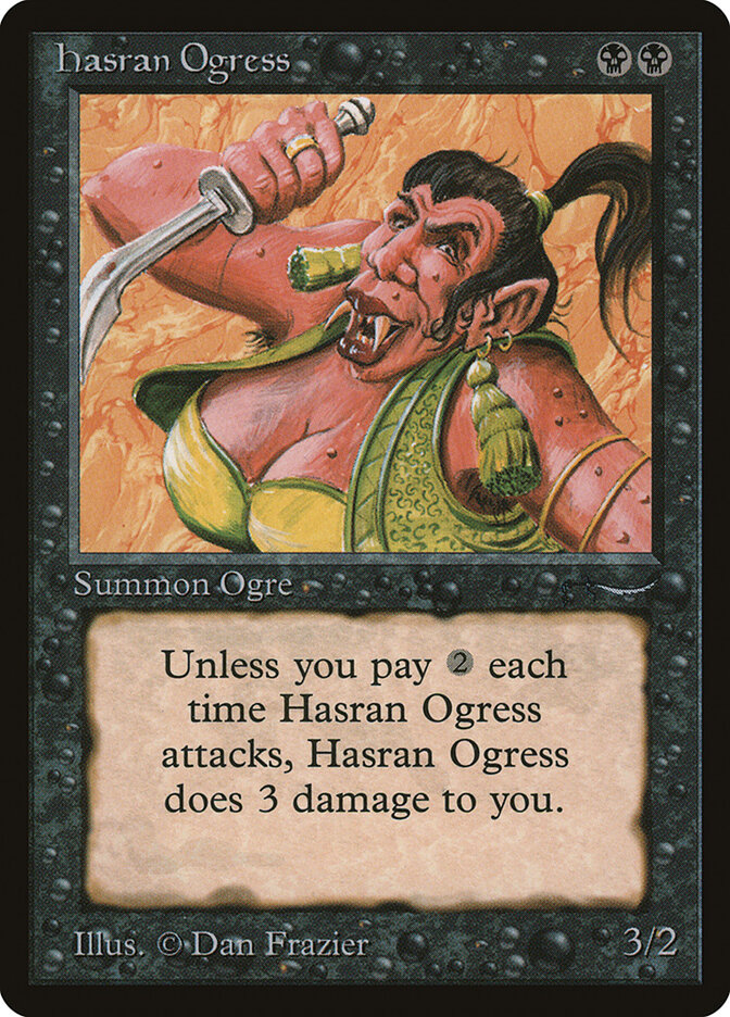 Hasran Ogress card front