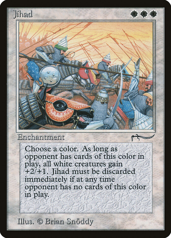 Jihad card front