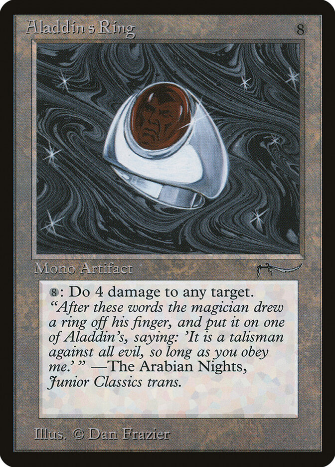 Aladdin's Ring card front