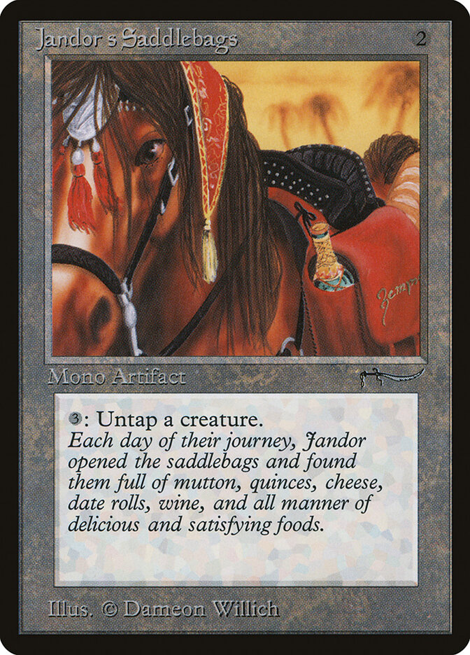 Jandor's Saddlebags card front