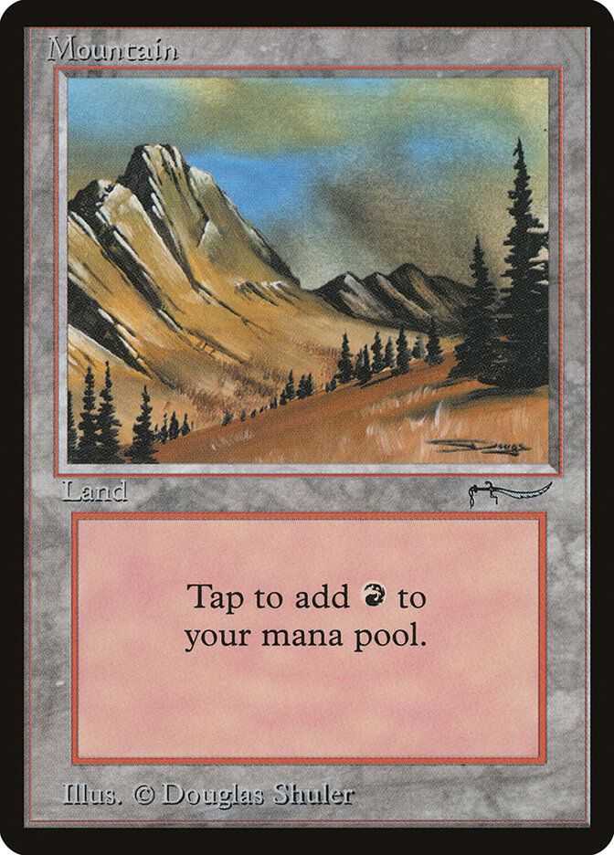 Mountain card front