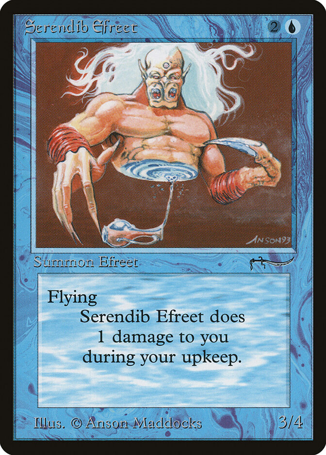 Serendib Efreet card front