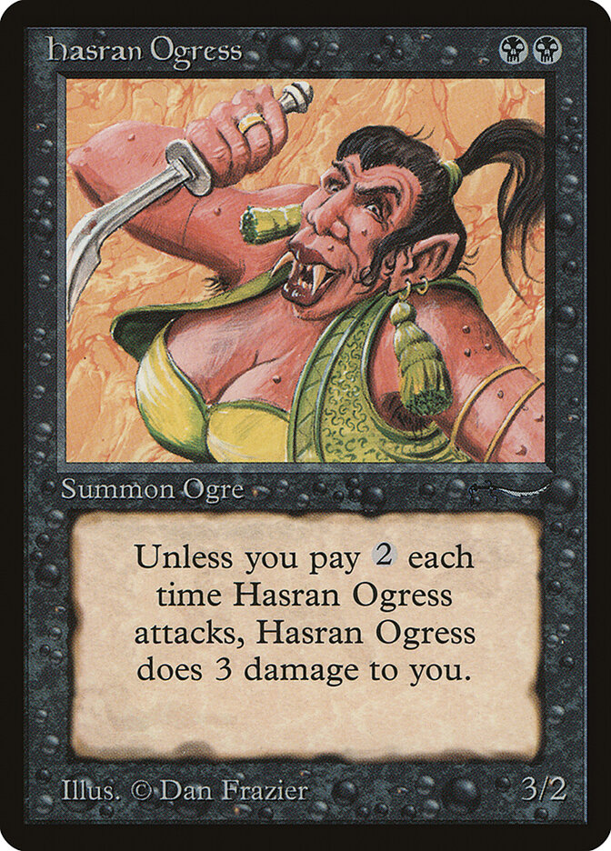 Hasran Ogress card front