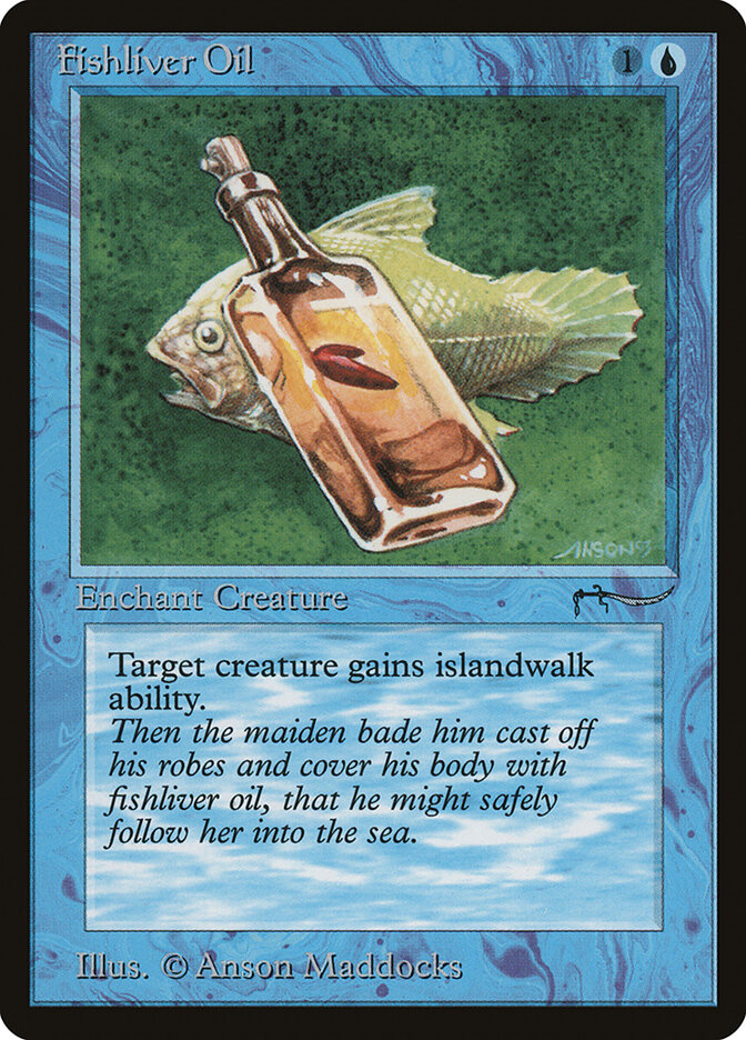 Fishliver Oil card front