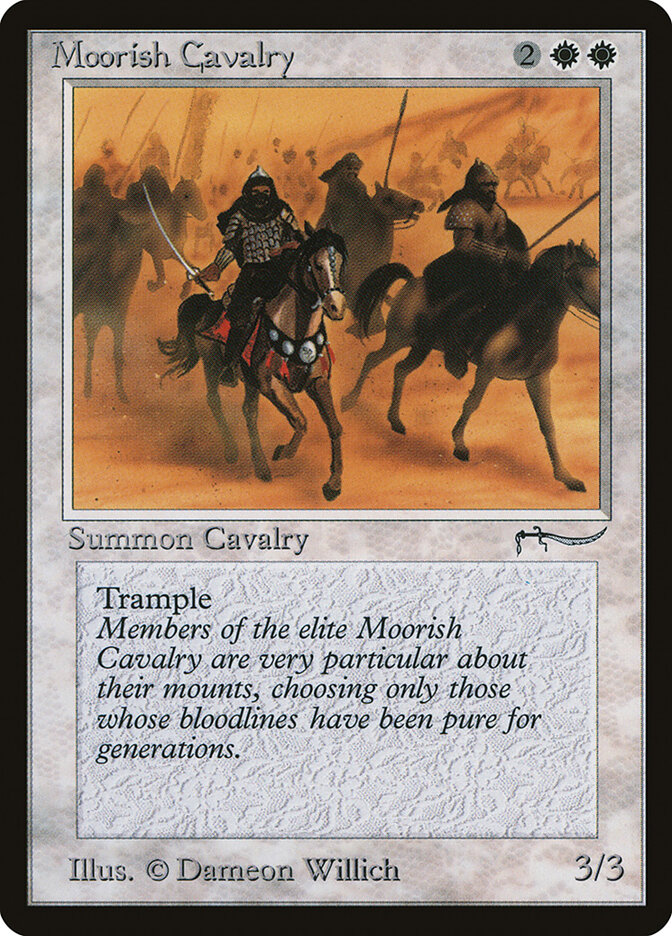 Moorish Cavalry card front