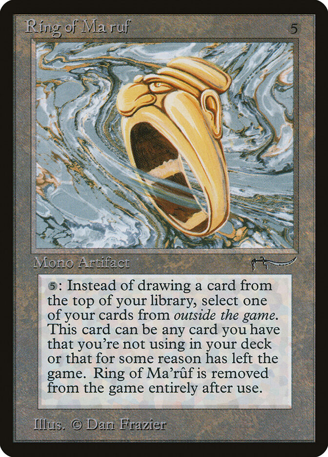Ring of Ma'rûf card front