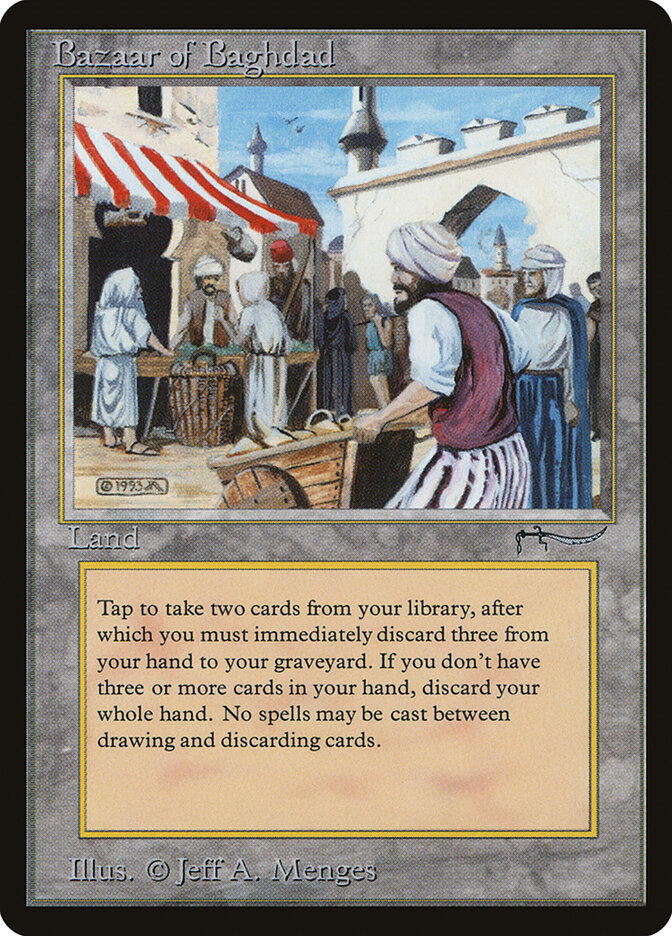 Bazaar of Baghdad card front