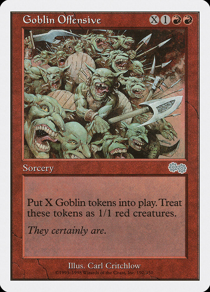 Goblin Offensive card front