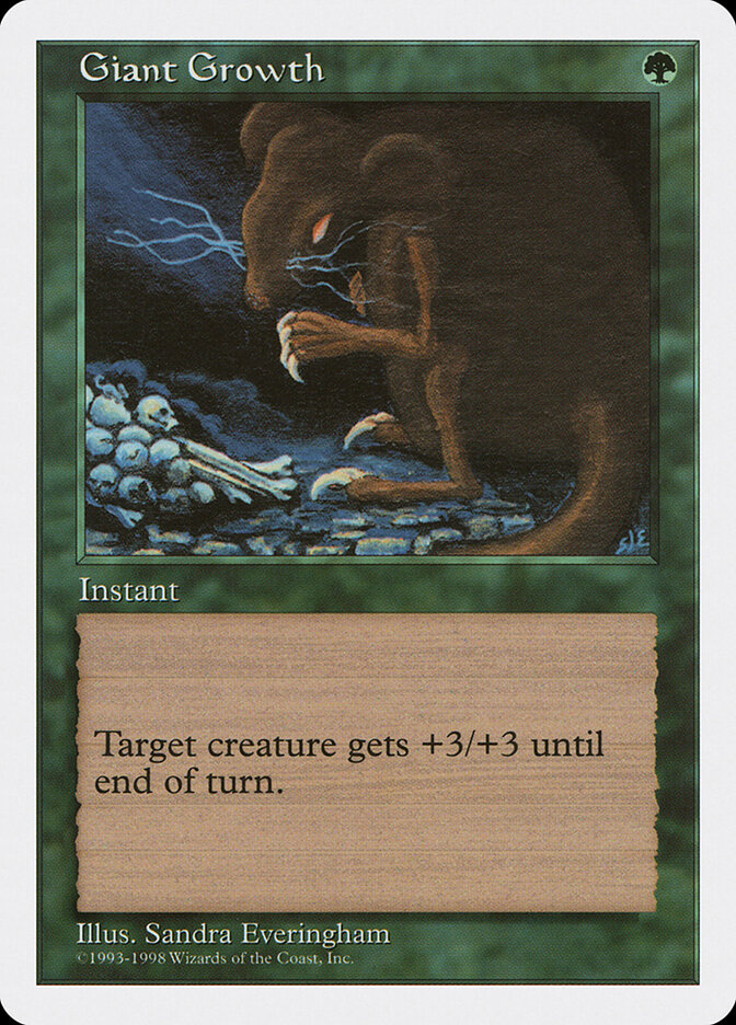 Giant Growth card front