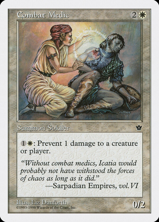 Combat Medic card front