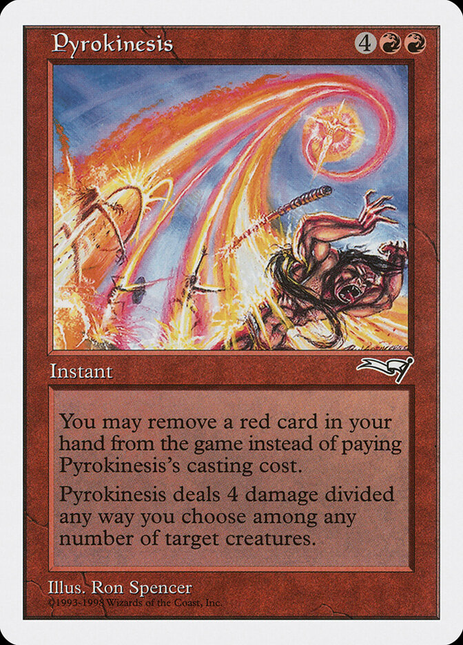 Pyrokinesis card front