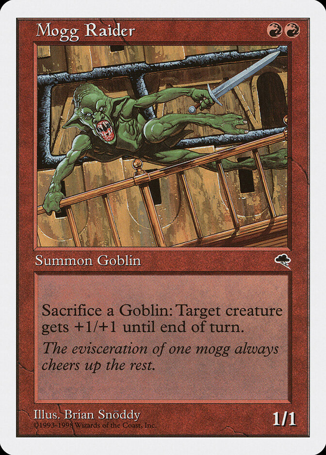 Mogg Raider card front