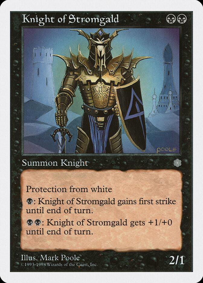 Knight of Stromgald card front