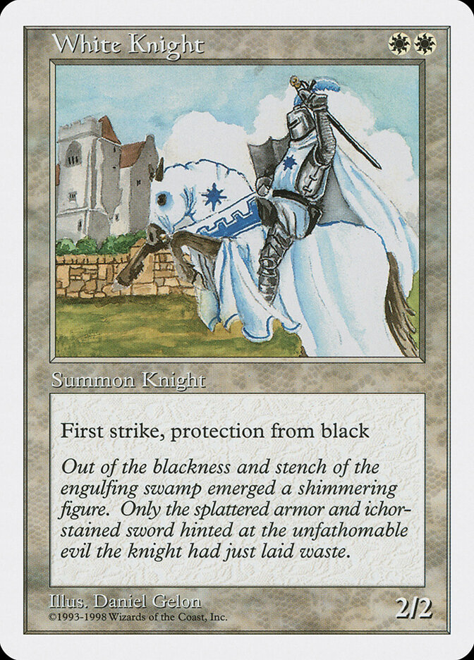 White Knight card front