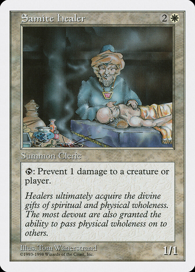 Samite Healer card front