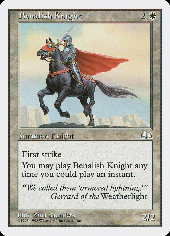 Benalish Knight card front