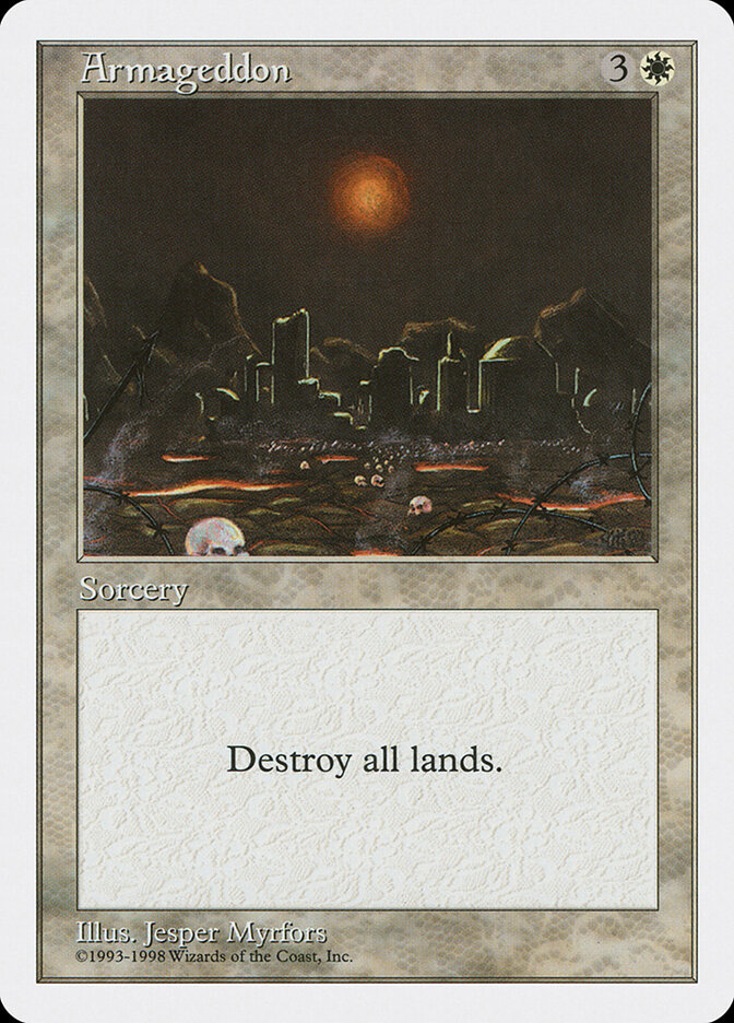 Armageddon card front