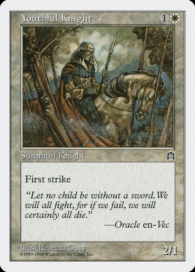 Youthful Knight card front