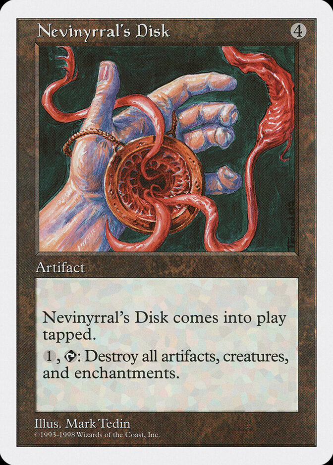 Nevinyrral's Disk card front