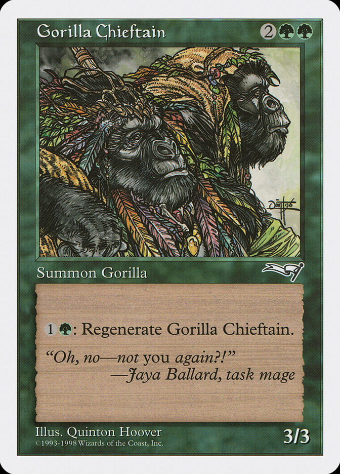 Gorilla Chieftain card front