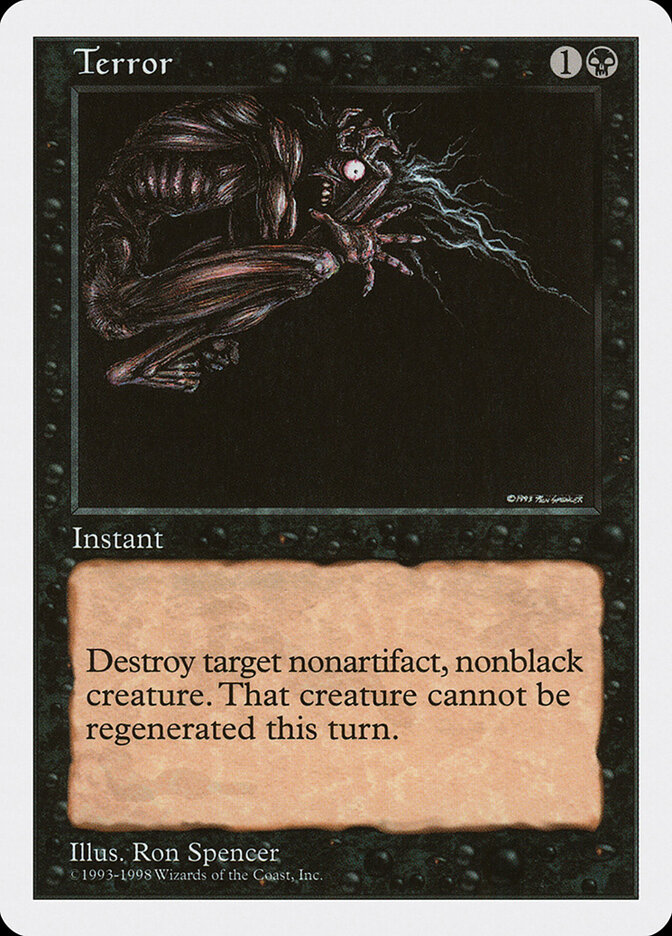 Terror card front