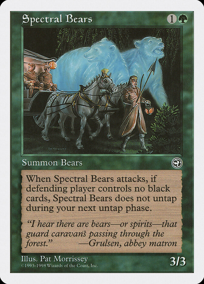 Spectral Bears card front