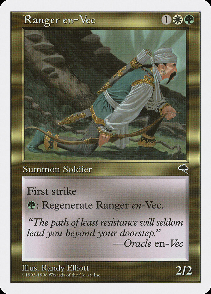 Ranger en-Vec card front