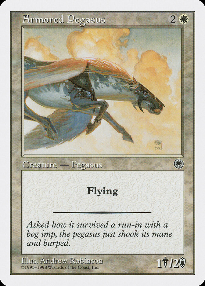 Armored Pegasus card front