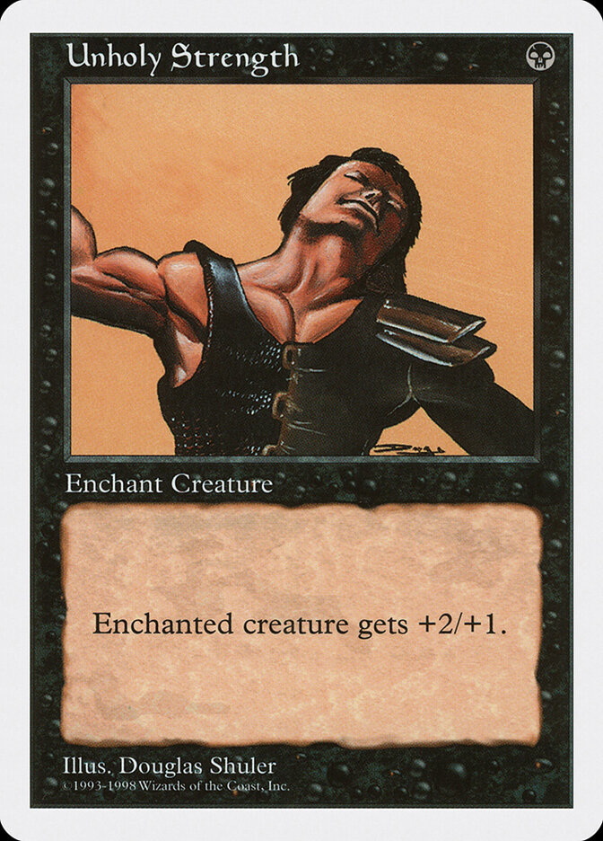 Unholy Strength card front