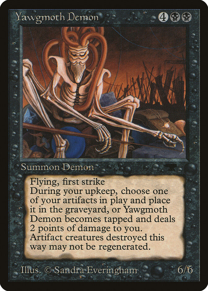 Yawgmoth Demon card front