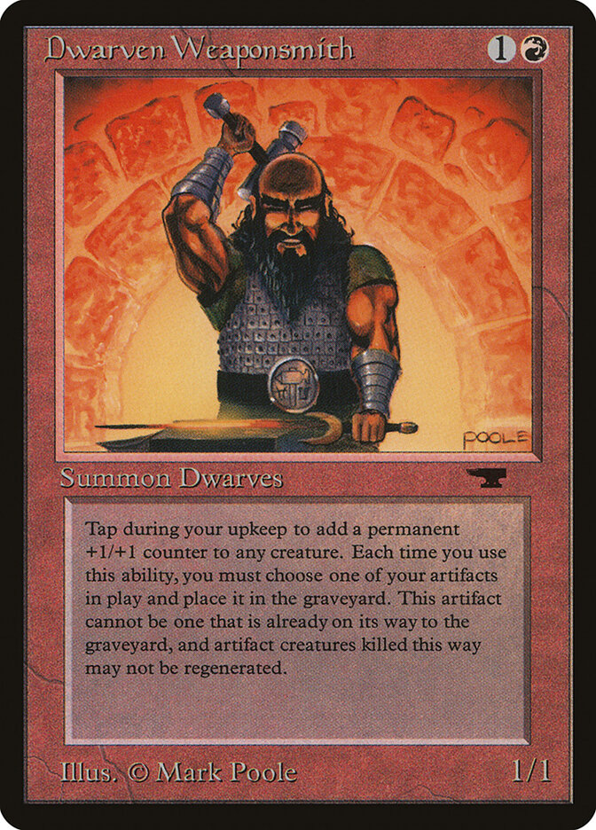 Dwarven Weaponsmith card front