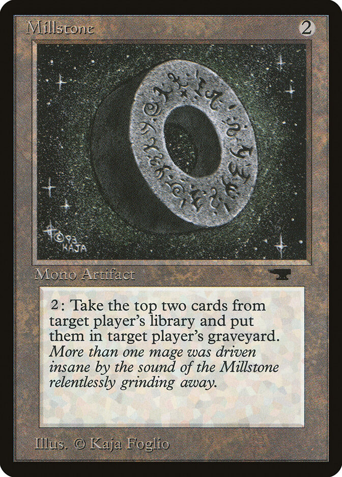 Millstone card front