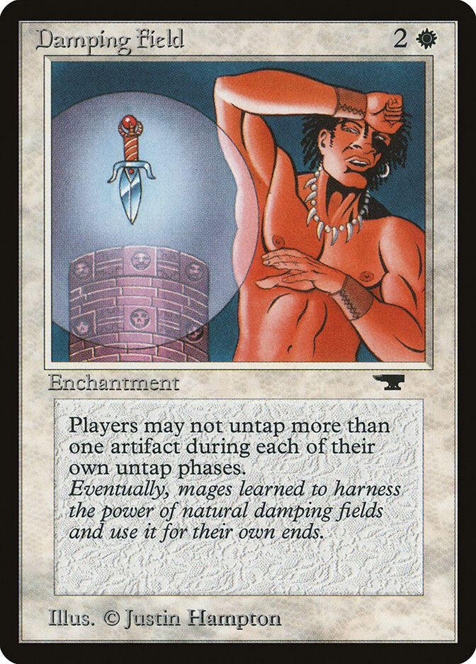 Damping Field card front