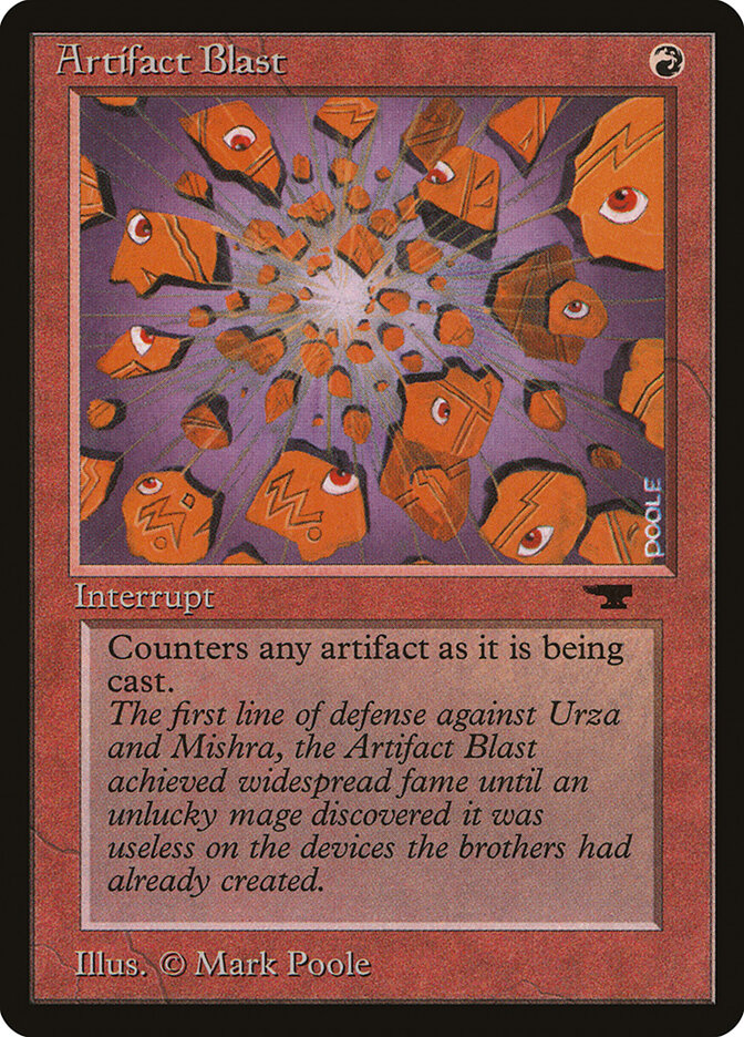 Artifact Blast card front