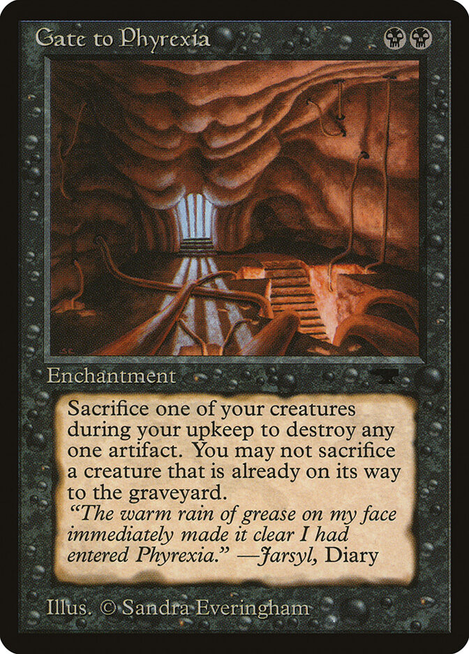 Gate to Phyrexia card front
