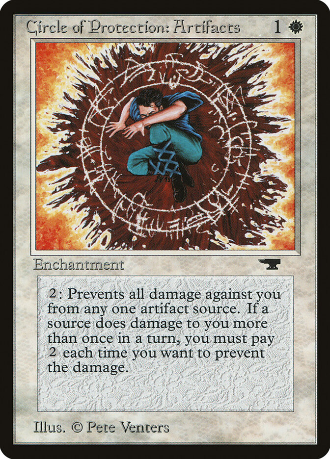 Circle of Protection: Artifacts card front