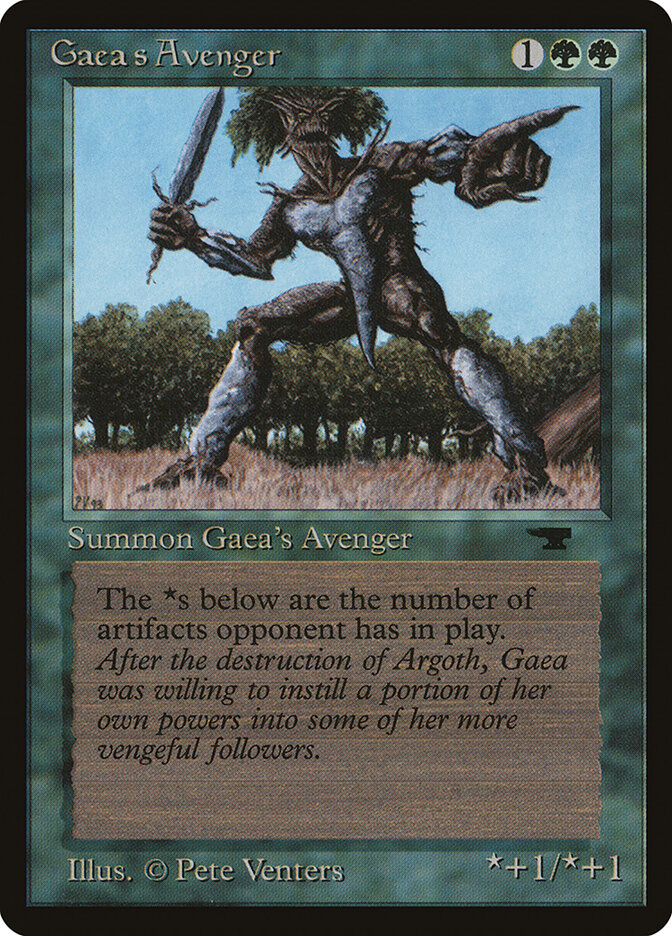 Gaea's Avenger card front