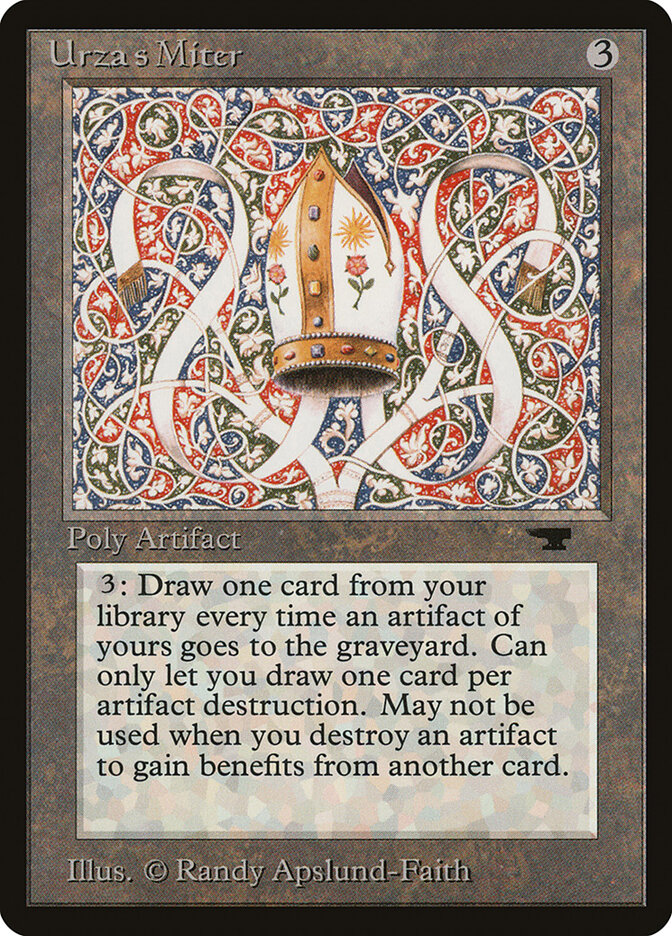 Urza's Miter card front