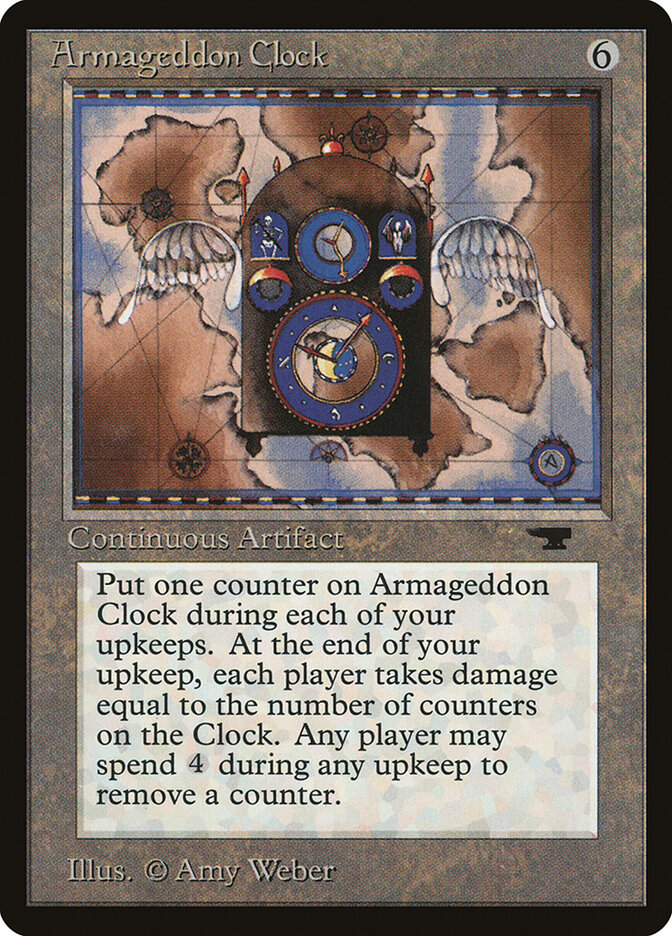 Armageddon Clock card front