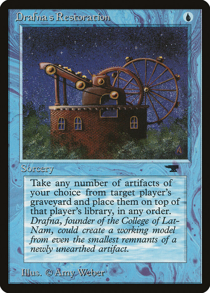 Drafna's Restoration card front